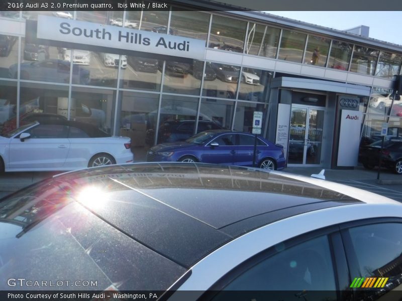 Ibis White / Black 2016 Audi A3 2.0 Premium quattro