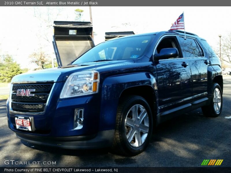 Atlantic Blue Metallic / Jet Black 2010 GMC Terrain SLE