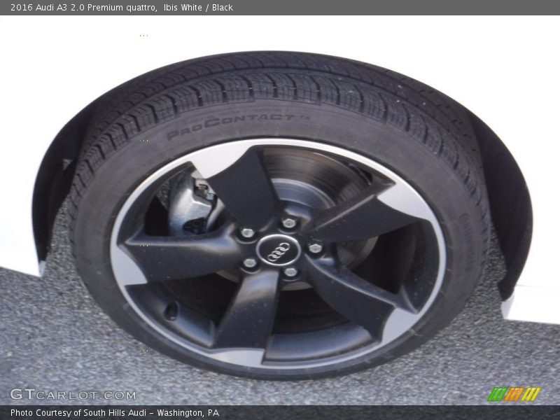 Ibis White / Black 2016 Audi A3 2.0 Premium quattro