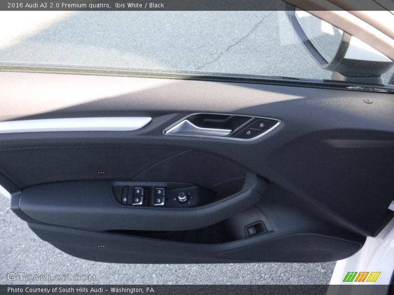 Ibis White / Black 2016 Audi A3 2.0 Premium quattro