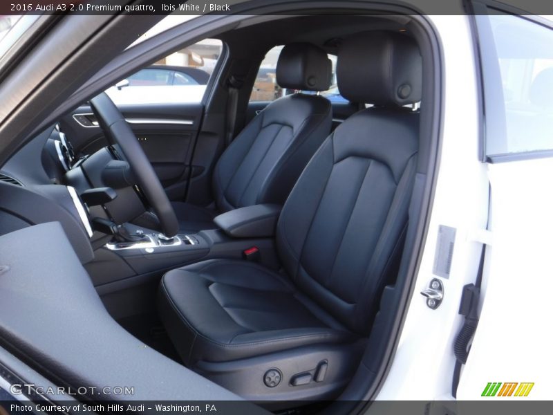 Ibis White / Black 2016 Audi A3 2.0 Premium quattro