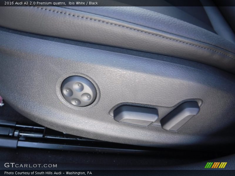 Ibis White / Black 2016 Audi A3 2.0 Premium quattro