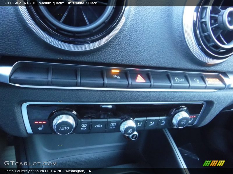 Ibis White / Black 2016 Audi A3 2.0 Premium quattro