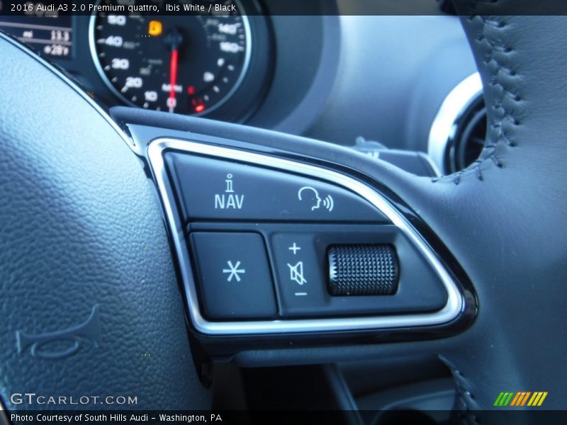 Ibis White / Black 2016 Audi A3 2.0 Premium quattro