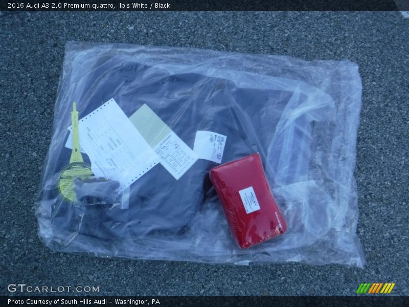 Ibis White / Black 2016 Audi A3 2.0 Premium quattro