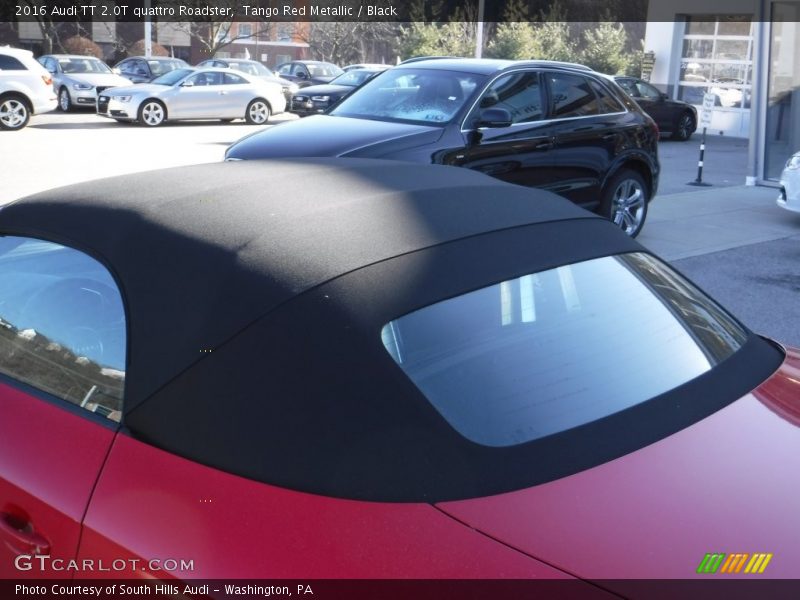 Tango Red Metallic / Black 2016 Audi TT 2.0T quattro Roadster