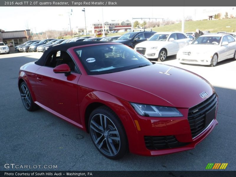 Tango Red Metallic / Black 2016 Audi TT 2.0T quattro Roadster