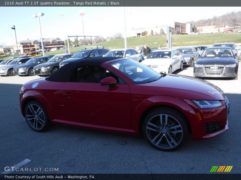 Tango Red Metallic / Black 2016 Audi TT 2.0T quattro Roadster