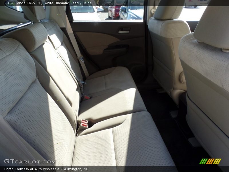White Diamond Pearl / Beige 2014 Honda CR-V EX