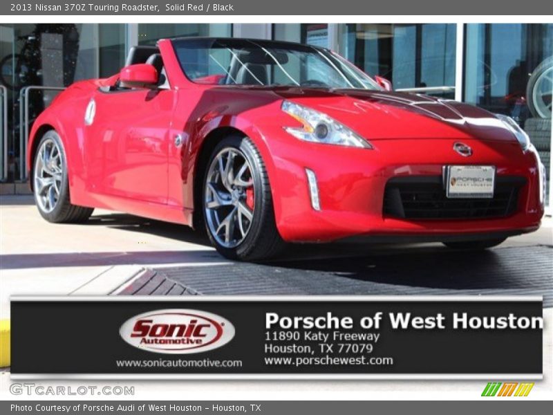 Solid Red / Black 2013 Nissan 370Z Touring Roadster