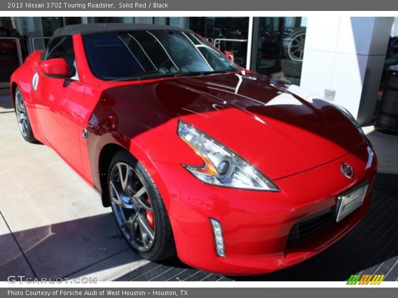 Solid Red / Black 2013 Nissan 370Z Touring Roadster