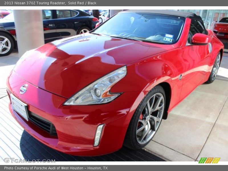 Solid Red / Black 2013 Nissan 370Z Touring Roadster