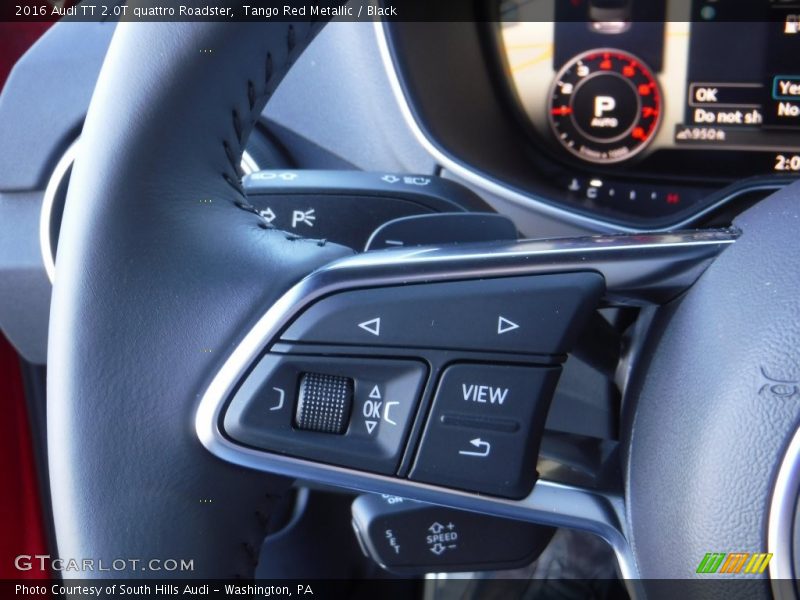 Controls of 2016 TT 2.0T quattro Roadster