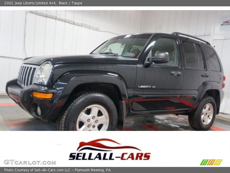 Black / Taupe 2002 Jeep Liberty Limited 4x4