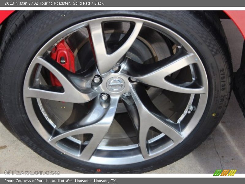 Solid Red / Black 2013 Nissan 370Z Touring Roadster