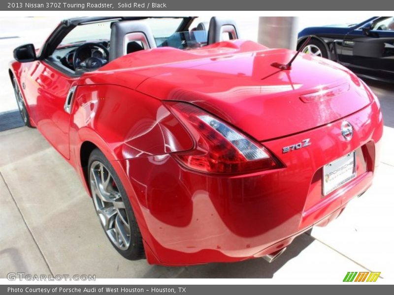 Solid Red / Black 2013 Nissan 370Z Touring Roadster