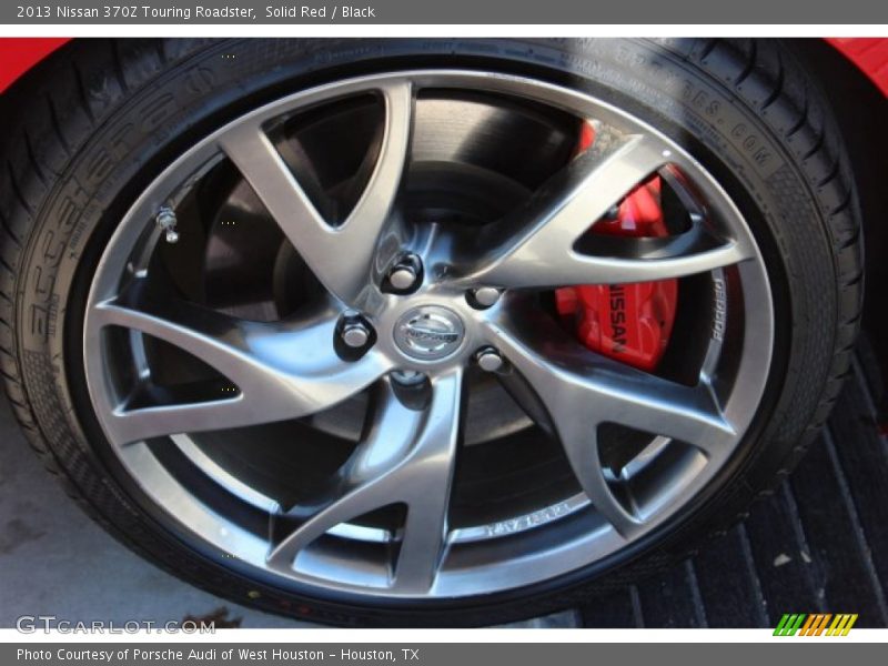 Solid Red / Black 2013 Nissan 370Z Touring Roadster
