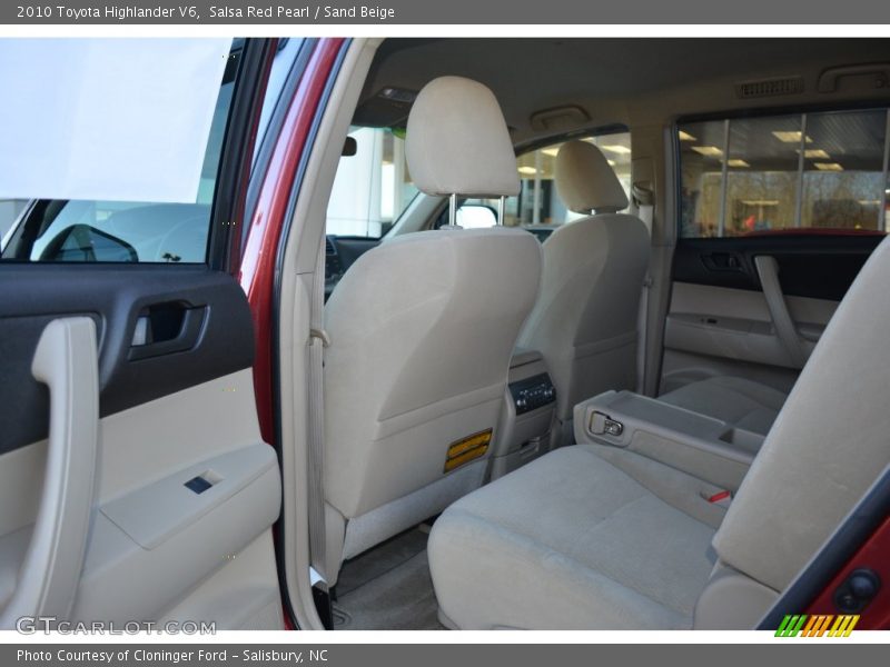 Salsa Red Pearl / Sand Beige 2010 Toyota Highlander V6