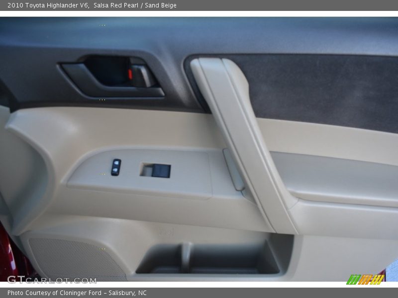 Salsa Red Pearl / Sand Beige 2010 Toyota Highlander V6