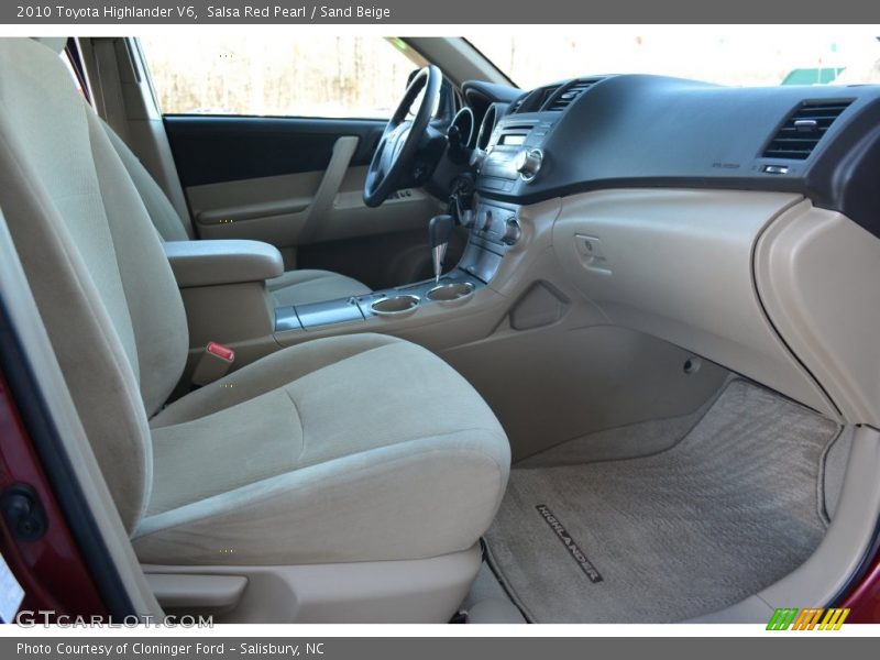 Salsa Red Pearl / Sand Beige 2010 Toyota Highlander V6