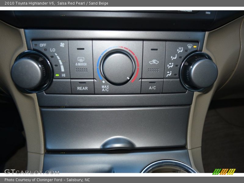 Salsa Red Pearl / Sand Beige 2010 Toyota Highlander V6