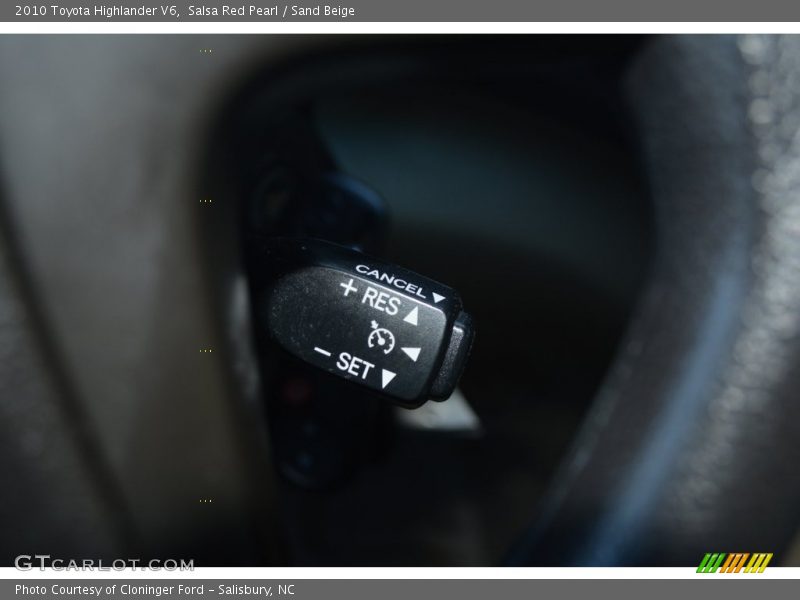 Salsa Red Pearl / Sand Beige 2010 Toyota Highlander V6