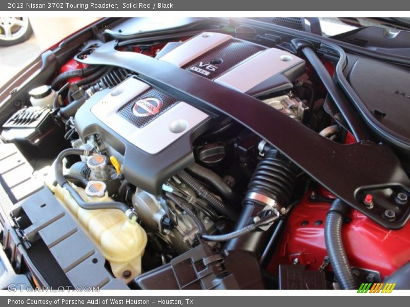Solid Red / Black 2013 Nissan 370Z Touring Roadster