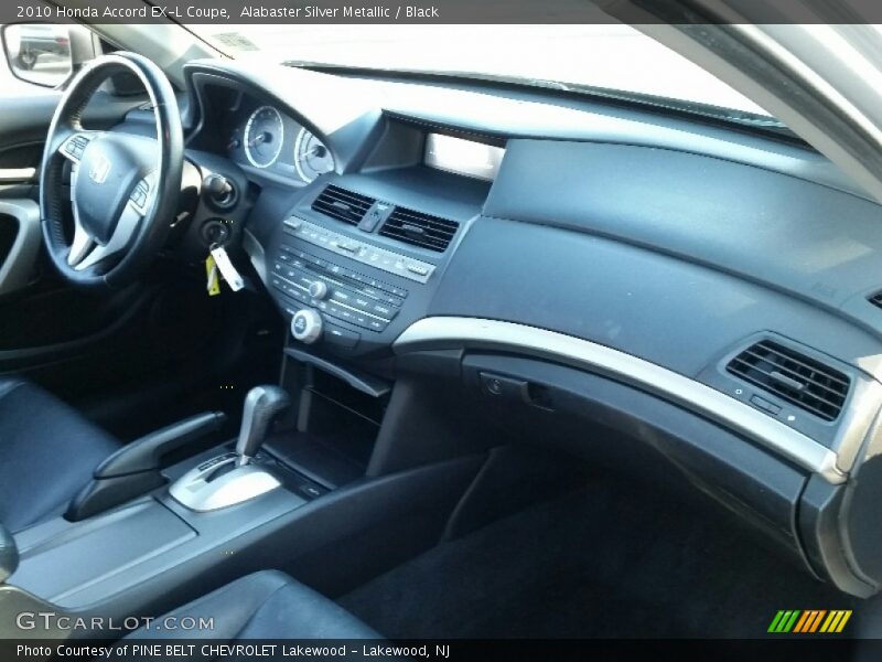 Alabaster Silver Metallic / Black 2010 Honda Accord EX-L Coupe