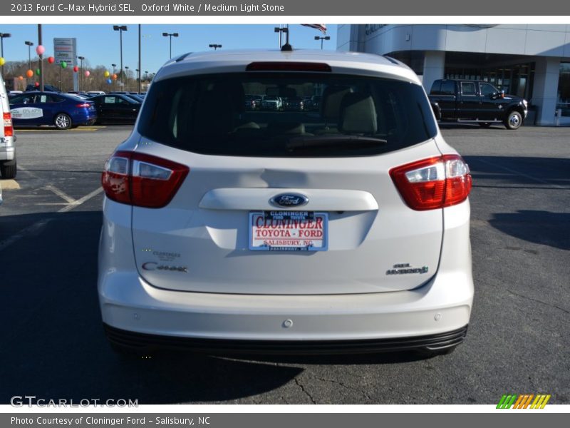 Oxford White / Medium Light Stone 2013 Ford C-Max Hybrid SEL