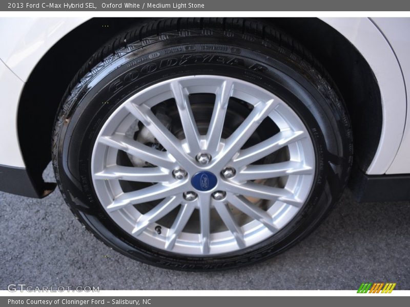 Oxford White / Medium Light Stone 2013 Ford C-Max Hybrid SEL