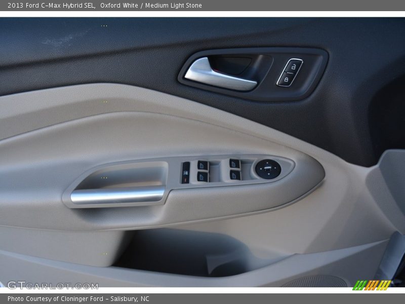Oxford White / Medium Light Stone 2013 Ford C-Max Hybrid SEL