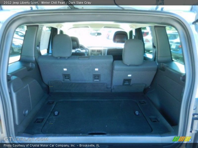 Winter Chill Pearl / Dark Slate Gray 2012 Jeep Liberty Sport