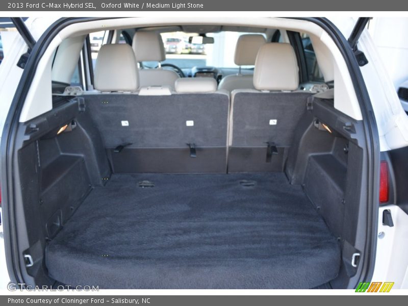 Oxford White / Medium Light Stone 2013 Ford C-Max Hybrid SEL