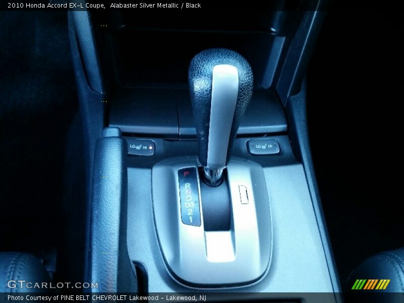Alabaster Silver Metallic / Black 2010 Honda Accord EX-L Coupe