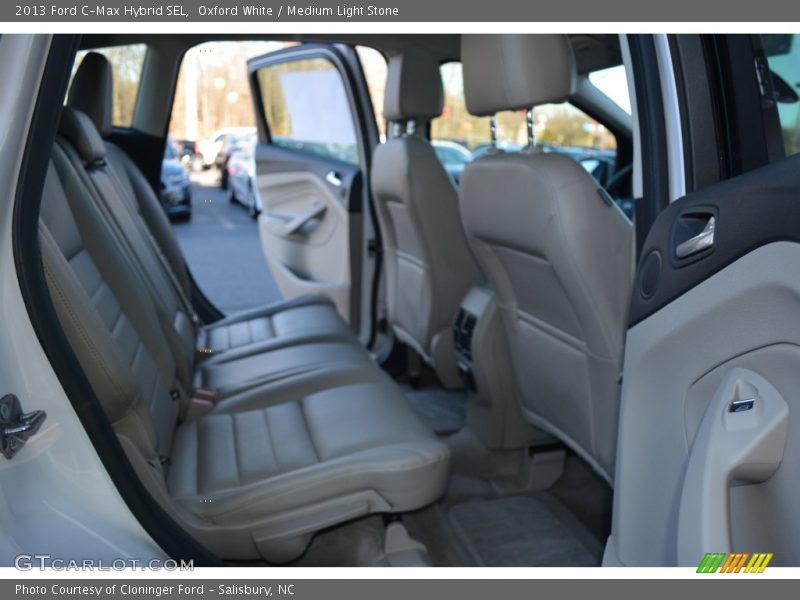 Oxford White / Medium Light Stone 2013 Ford C-Max Hybrid SEL