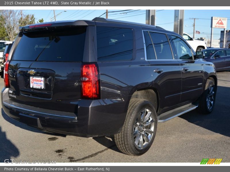 Slate Gray Metallic / Jet Black 2015 Chevrolet Tahoe LTZ 4WD