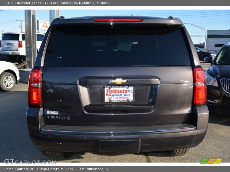 Slate Gray Metallic / Jet Black 2015 Chevrolet Tahoe LTZ 4WD