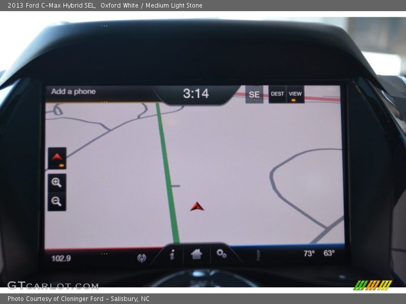 Oxford White / Medium Light Stone 2013 Ford C-Max Hybrid SEL