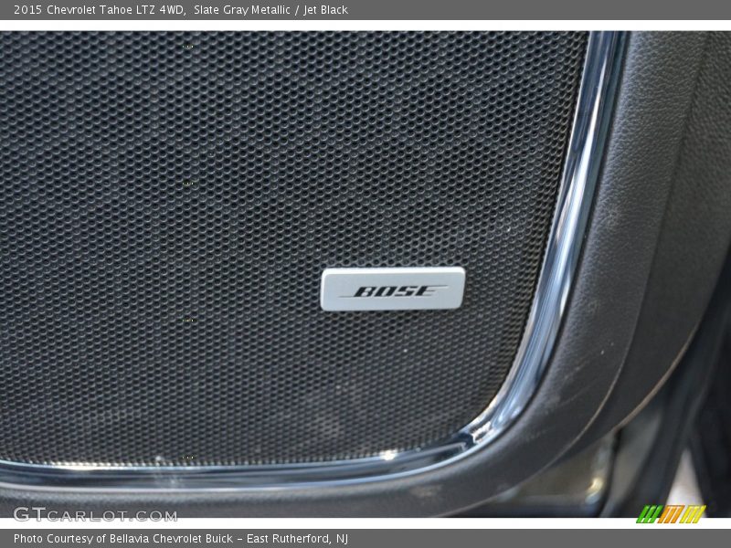 Slate Gray Metallic / Jet Black 2015 Chevrolet Tahoe LTZ 4WD