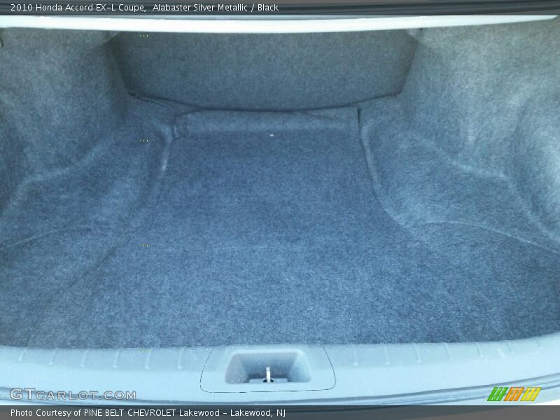 Alabaster Silver Metallic / Black 2010 Honda Accord EX-L Coupe