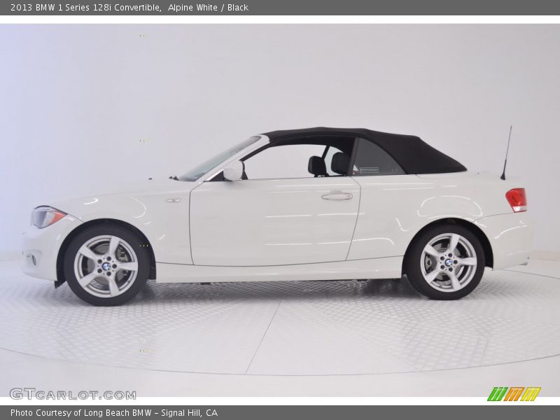 Alpine White / Black 2013 BMW 1 Series 128i Convertible