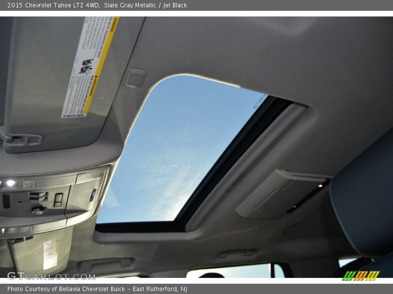 Slate Gray Metallic / Jet Black 2015 Chevrolet Tahoe LTZ 4WD