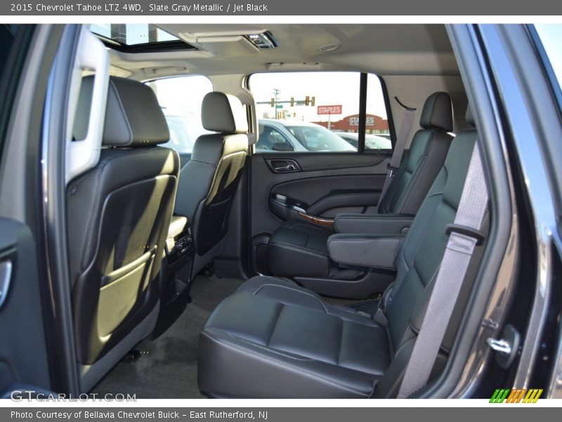 Slate Gray Metallic / Jet Black 2015 Chevrolet Tahoe LTZ 4WD
