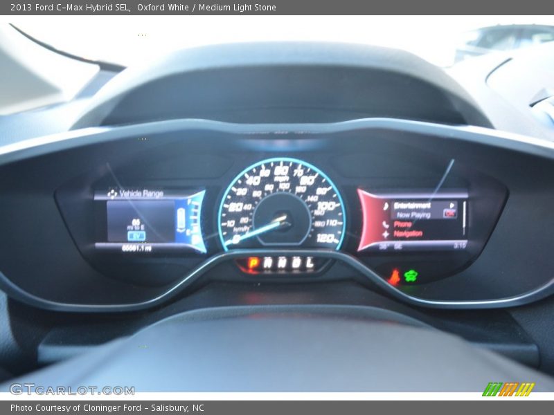 Oxford White / Medium Light Stone 2013 Ford C-Max Hybrid SEL