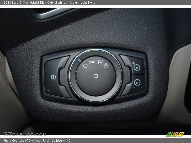 Oxford White / Medium Light Stone 2013 Ford C-Max Hybrid SEL