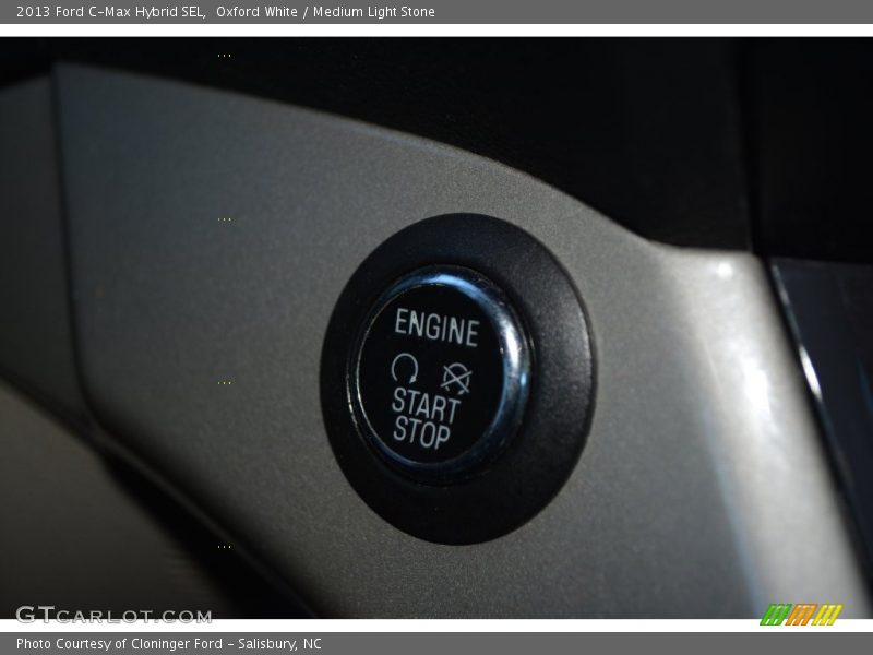 Oxford White / Medium Light Stone 2013 Ford C-Max Hybrid SEL