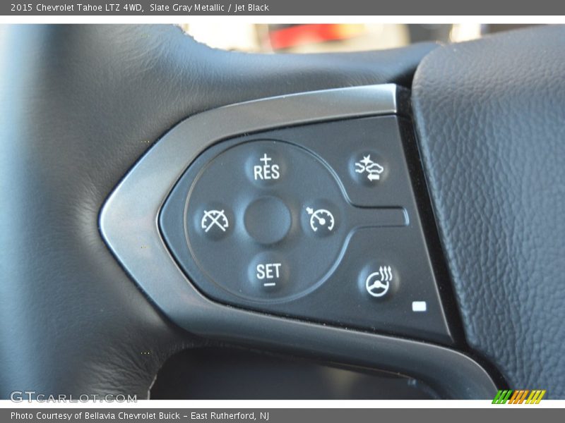 Slate Gray Metallic / Jet Black 2015 Chevrolet Tahoe LTZ 4WD