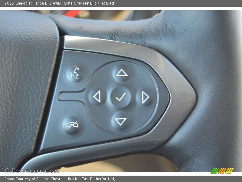 Slate Gray Metallic / Jet Black 2015 Chevrolet Tahoe LTZ 4WD