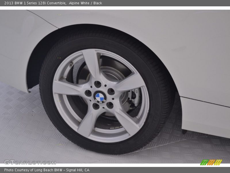 Alpine White / Black 2013 BMW 1 Series 128i Convertible