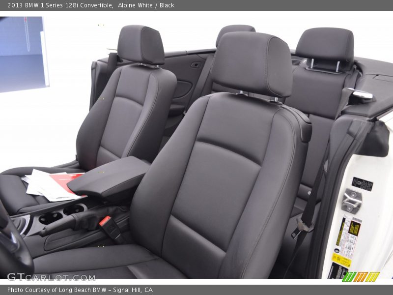 Alpine White / Black 2013 BMW 1 Series 128i Convertible